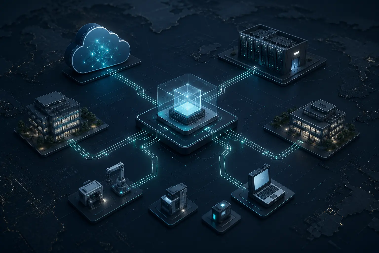 Secure hybrid enterprise infrastructure